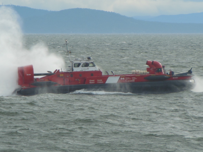 Coast Guard Cruising Georgia Strait Nanaimo, British Columbia Canada
