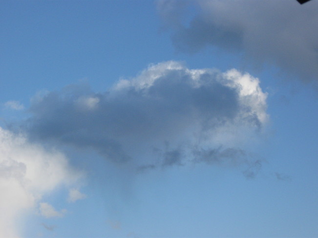 blimp cloud? Surrey, British Columbia Canada