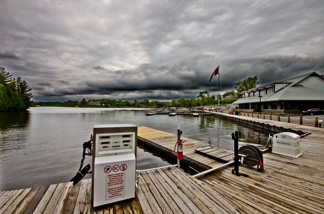 Where are all the boats ? Sturgeon Falls, Ontario Canada