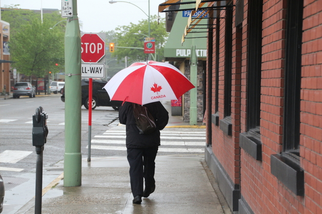 Enjoy the rain... Kelowna, British Columbia Canada