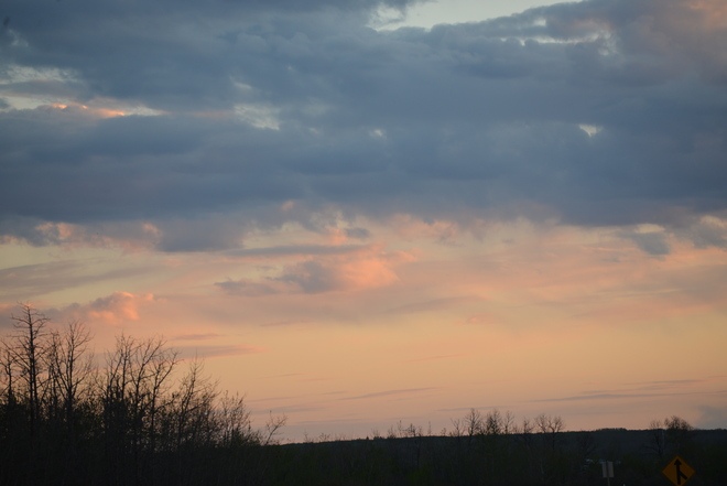 Cloud Colors North Battleford, Saskatchewan Canada