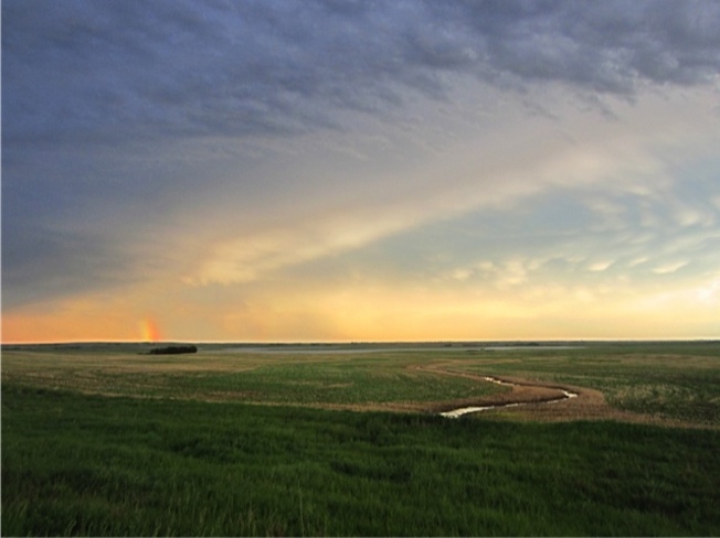 end of the rainbow Kerrobert, Saskatchewan Canada