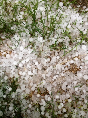 hail Lethbridge, Alberta Canada