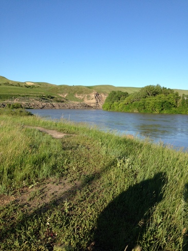 Red Deer River Drumheller, Alberta Canada