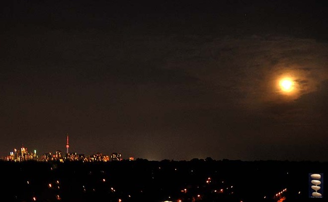 Super moon Toronto, Ontario Canada