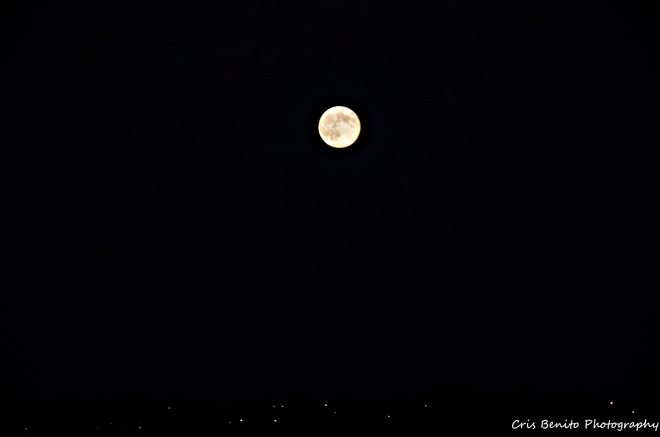 Super moon Red Deer, Alberta Canada
