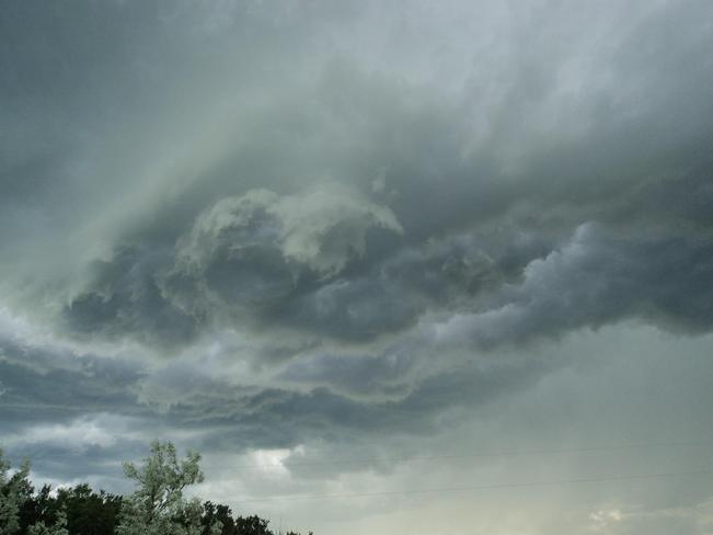 storm Clouds Edberg, Alberta Canada