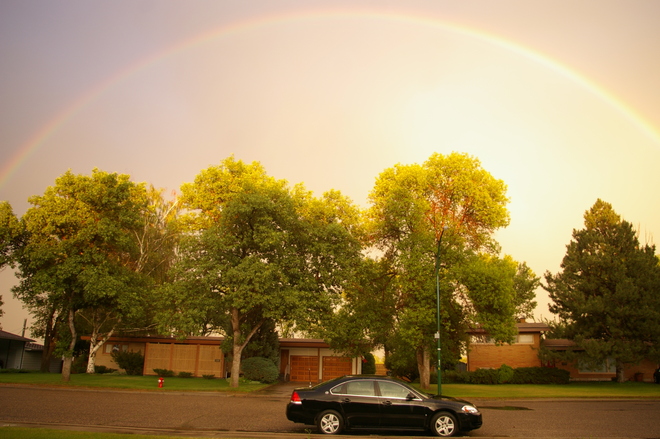 Rainbow over Medicine Hat Medicine Hat, Alberta Canada