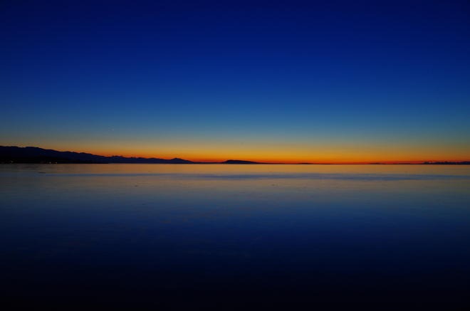 sunset Qualicum Beach, British Columbia Canada
