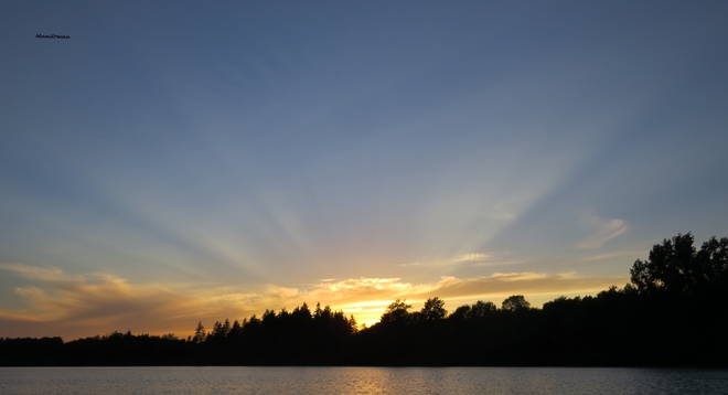Sunset Rays Burnaby, British Columbia Canada