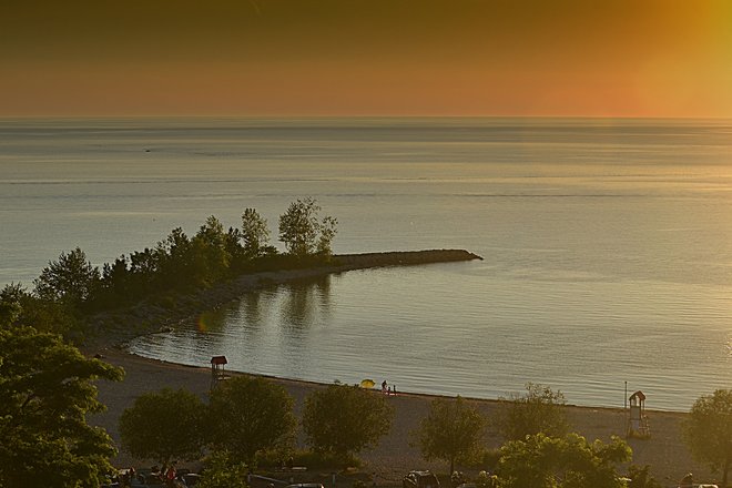 Sunset on Lake Huron Goderich, Ontario Canada