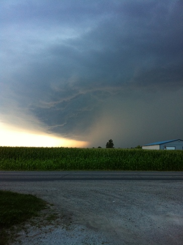 Scary cloud! Chatham, Ontario Canada