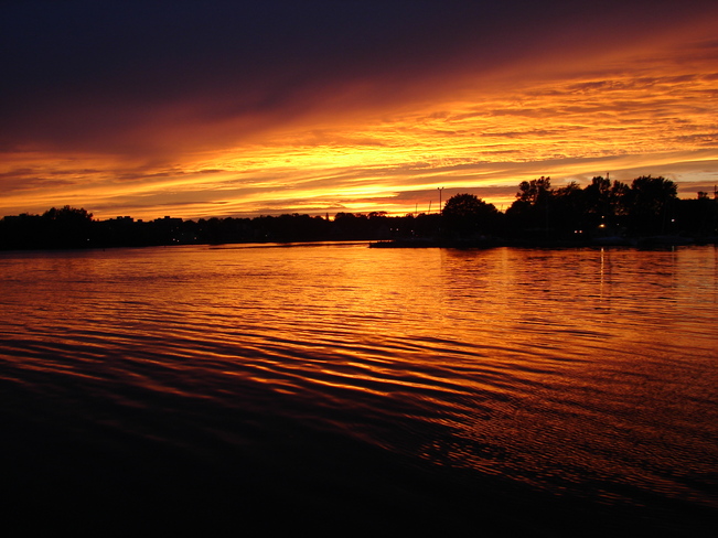 Sunset on the Bay of Quinte Belleville, Ontario Canada