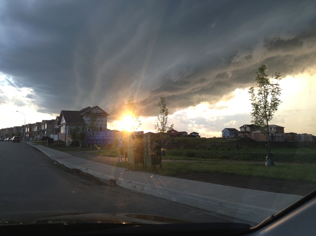 thunder storm Regina, Saskatchewan Canada