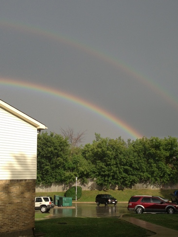 Double rainbow London, Ontario Canada
