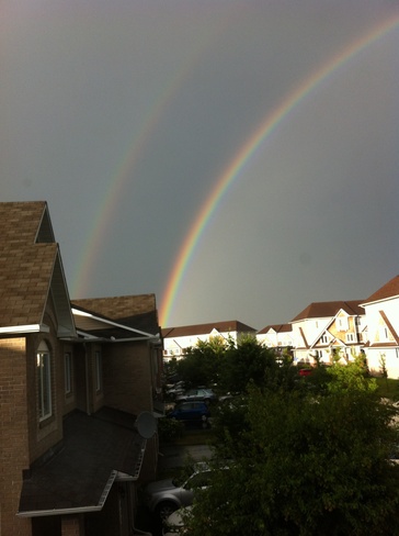 double rainbow Ottawa, Ontario Canada