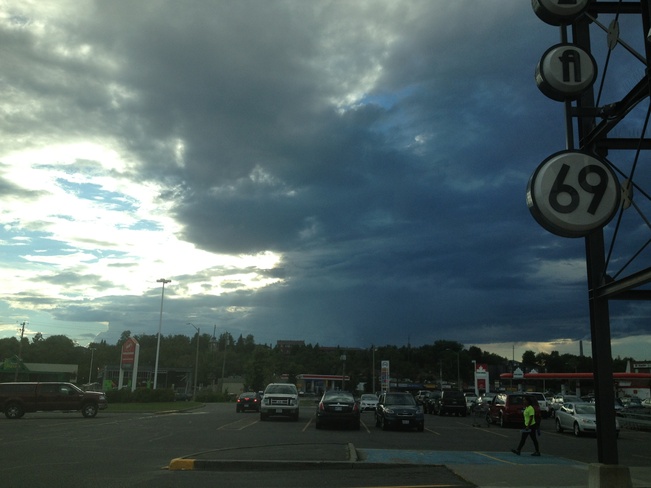 Storm Moving In The Four Corners, Ontario Canada