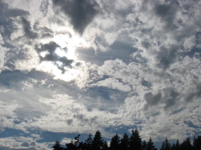 sky blanket Surrey, British Columbia Canada
