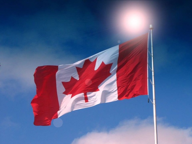Waving Flag Sarnia, Ontario Canada