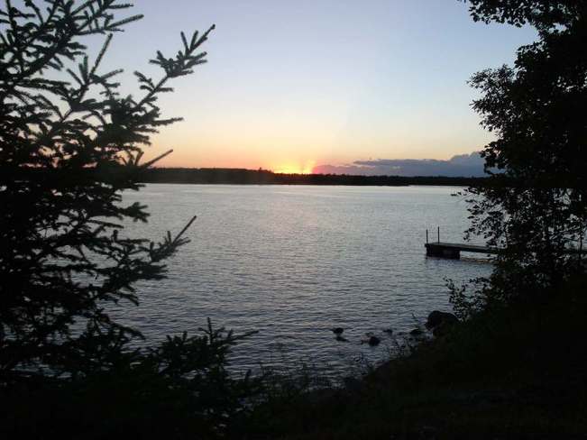 Eleanor Lake Sunset Pinawa, Manitoba Canada