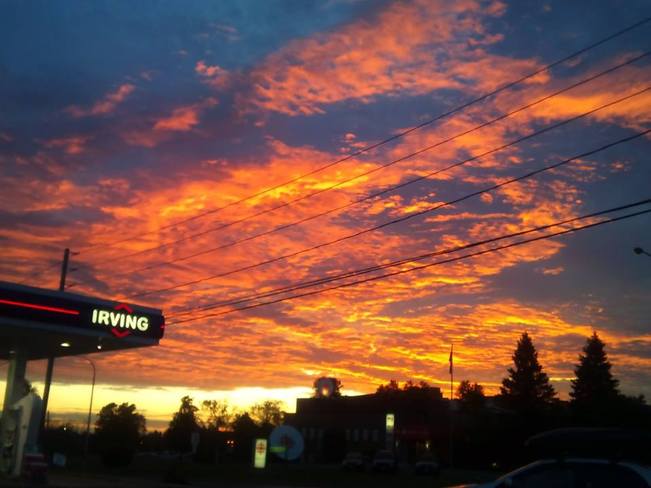 Fire in the Sky Fredericton, New Brunswick Canada
