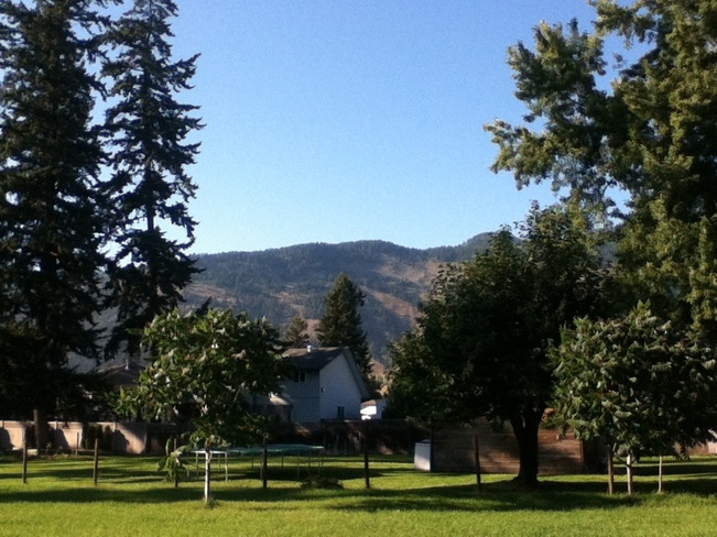 calm summer afternoon South Vernon, British Columbia Canada