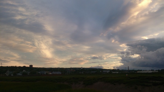 Acadia Evening Clouds Wolfville, Nova Scotia Canada