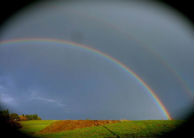 Double Rainbow @ Sidney BC Sidney, British Columbia Canada