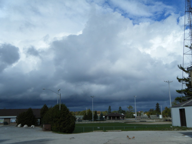 clouds Tobermory, Ontario Canada