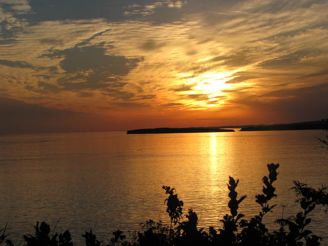 Golden Sunset Maces Bay, New Brunswick Canada