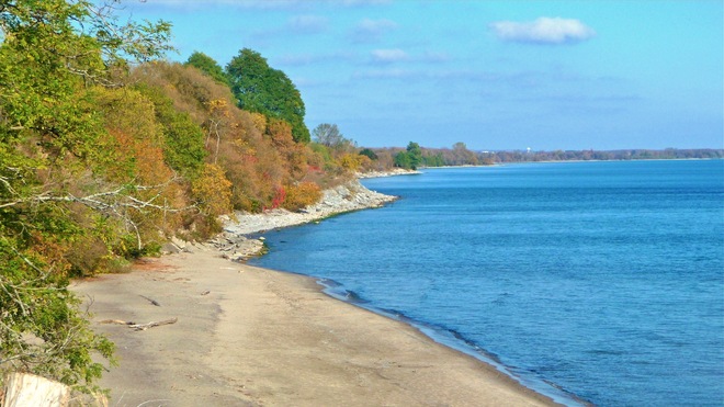 Fall Colours at the Beach Port Hope, Ontario Canada
