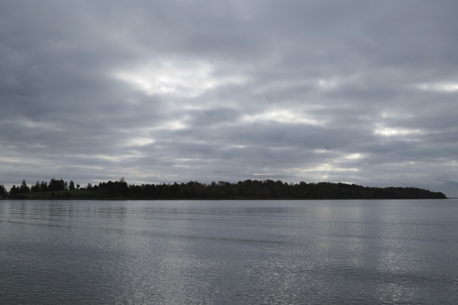 Grey Rain Clouds: Soon To Burst Chester, Nova Scotia Canada