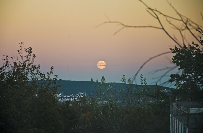 October Moon Mount Pearl, Newfoundland and Labrador Canada
