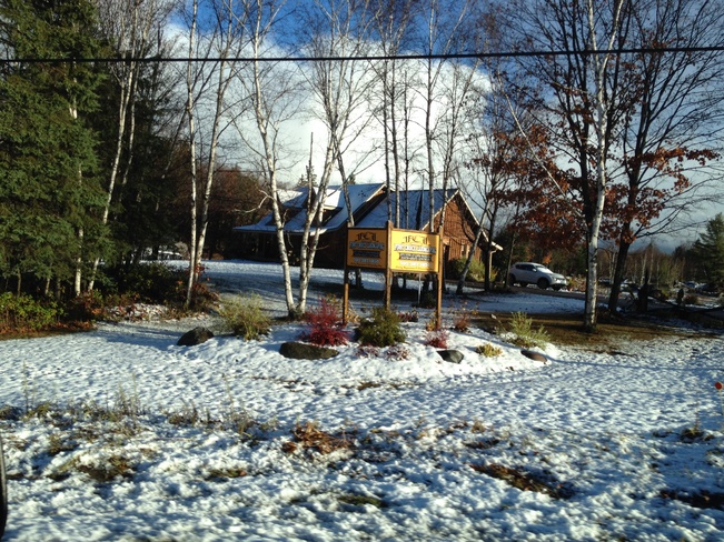 Snow on the ground! Dunchurch, Ontario Canada