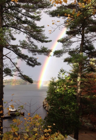 Fall Rainbows Honey Harbour, Ontario Canada
