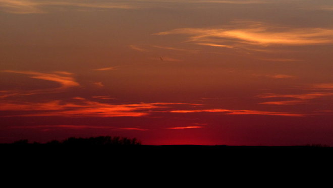 Rural Saskatchewan sunset Swift Current, Saskatchewan Canada
