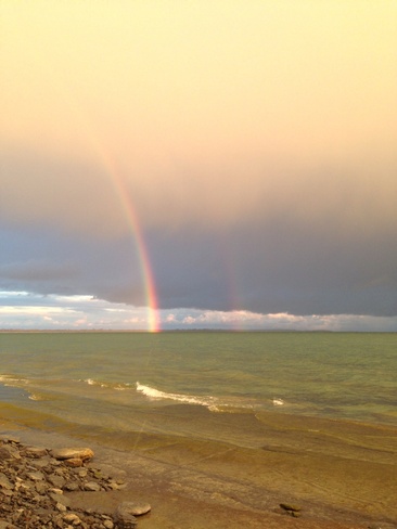 double rainbow Wellington, Ontario Canada