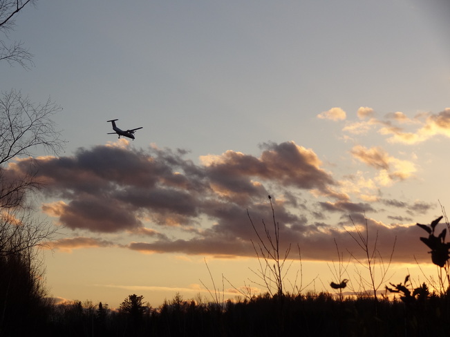 Landing..sunset Bathurst, New Brunswick Canada