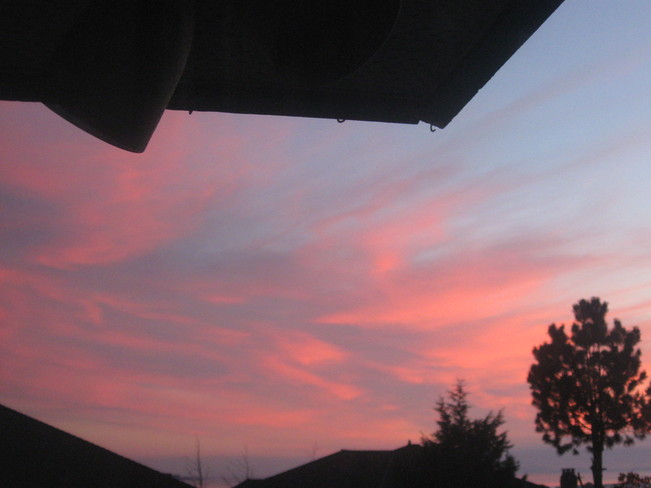 pink & blue sky... Surrey, British Columbia Canada