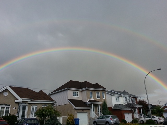 The Double Rainbow Brossard, Quebec Canada