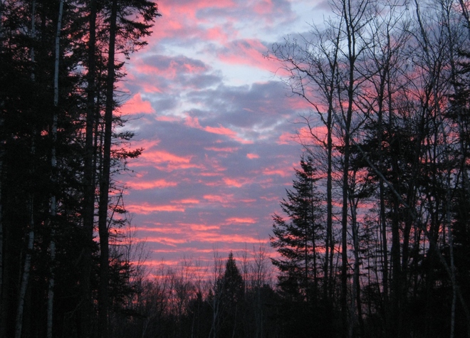 Morning sky Oromocto, New Brunswick Canada