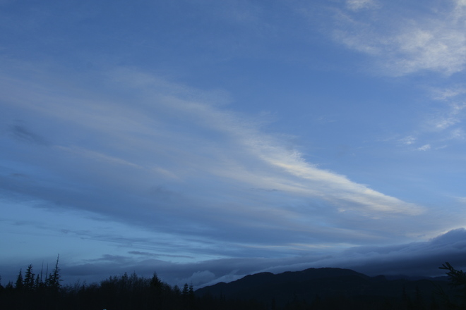 Sky mocha Kitimat, British Columbia Canada