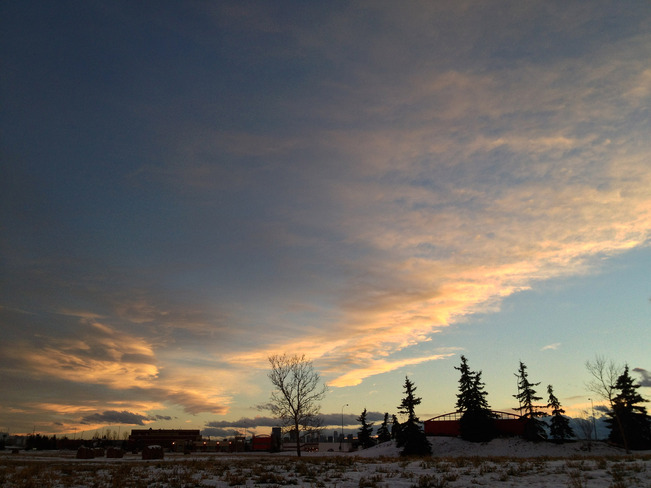 Chinook Sunset Balzac, Alberta Canada