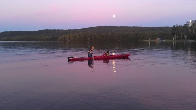 Fall kayak for 3 Norris Arm, Newfoundland and Labrador Canada