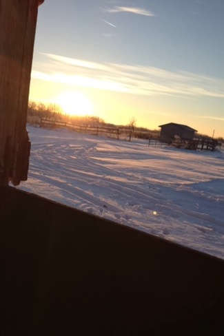 Sunset from the Barn!!:) Martensville, Saskatchewan Canada