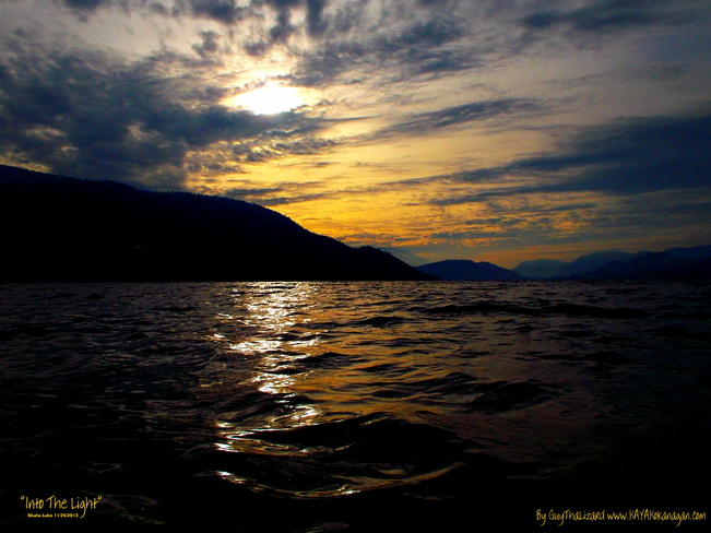 Into The Light kayaking on Skaha Lake Penticton, British Columbia Canada