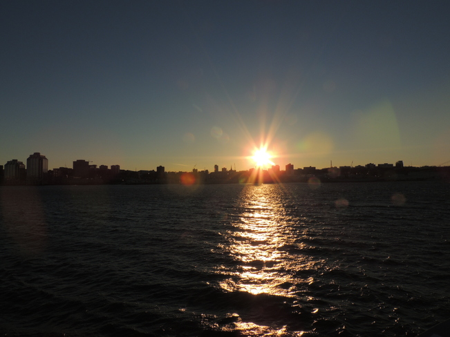 Sunset In On the Halifax Waterfront November 21st 2013 Halifax, Nova Scotia Canada