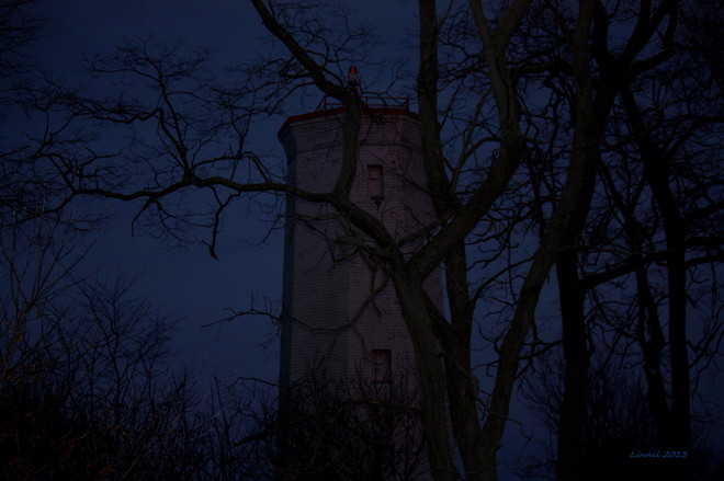 The lighthouse at dusk Brighton, Ontario Canada