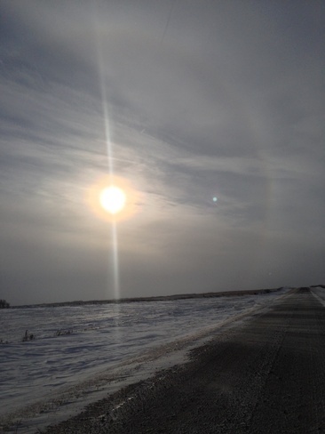 frozen sun Griffin, Saskatchewan Canada