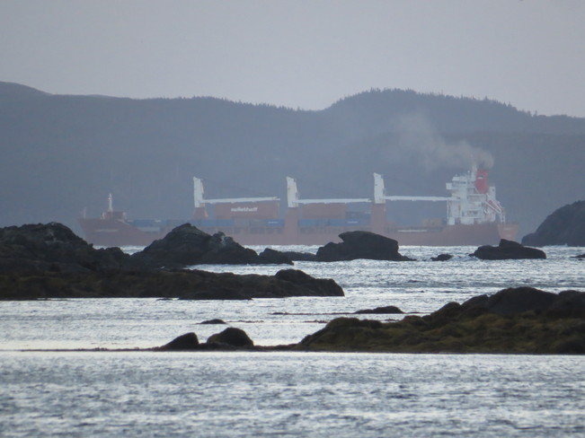 ship going to sea Marystown, Newfoundland and Labrador Canada